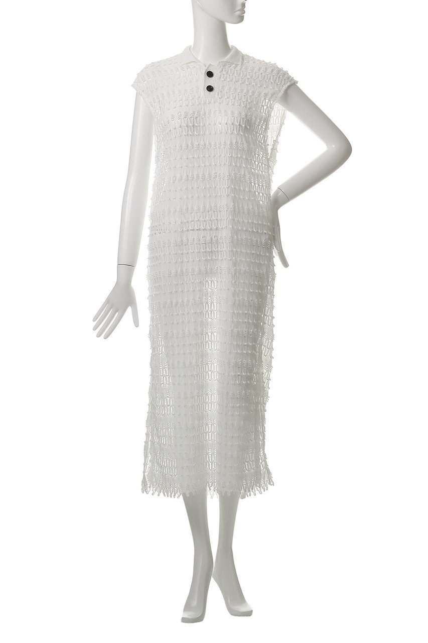 【ニアー ニッポン/near.nippon】のループニット ポロ ワンピース 人気、トレンドファッション・服の通販 founy(ファニー) 　ファッション　Fashion　レディースファッション　Fashion for Women　ワンピース　Dresses　チュニック　Tunic Tops & Dresses　インナー　Innerwear　ストレッチ　Stretch, Stretchy Fabric　スポーティ　Sporty, Casual Athletic　スリット　Slit, Slit Detail　チュニック　Tunic, Long Top　ボトム　Bottoms, Lower Wear　ループ　Loop, Loop Knit　ロング　Long, Long-Length　透かし　Cut-Out, Lacework　other-2|ID: prp329100004581689 ipo3291000000035661488