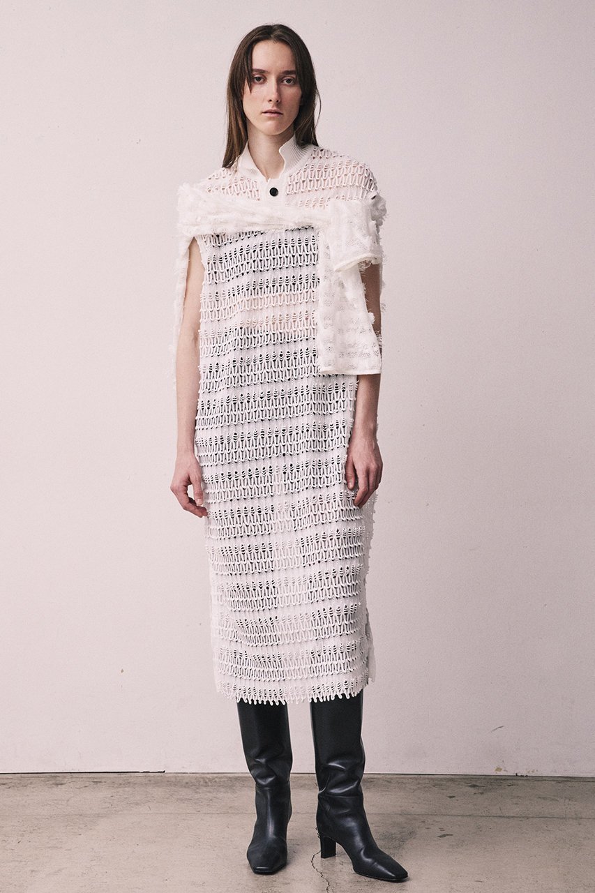 【ニアー ニッポン/near.nippon】のループニット ポロ ワンピース 人気、トレンドファッション・服の通販 founy(ファニー) 　ファッション　Fashion　レディースファッション　Fashion for Women　ワンピース　Dresses　チュニック　Tunic Tops & Dresses　インナー　Innerwear　ストレッチ　Stretch, Stretchy Fabric　スポーティ　Sporty, Casual Athletic　スリット　Slit, Slit Detail　チュニック　Tunic, Long Top　ボトム　Bottoms, Lower Wear　ループ　Loop, Loop Knit　ロング　Long, Long-Length　透かし　Cut-Out, Lacework　other-6|ID: prp329100004581689 ipo3291000000035661497