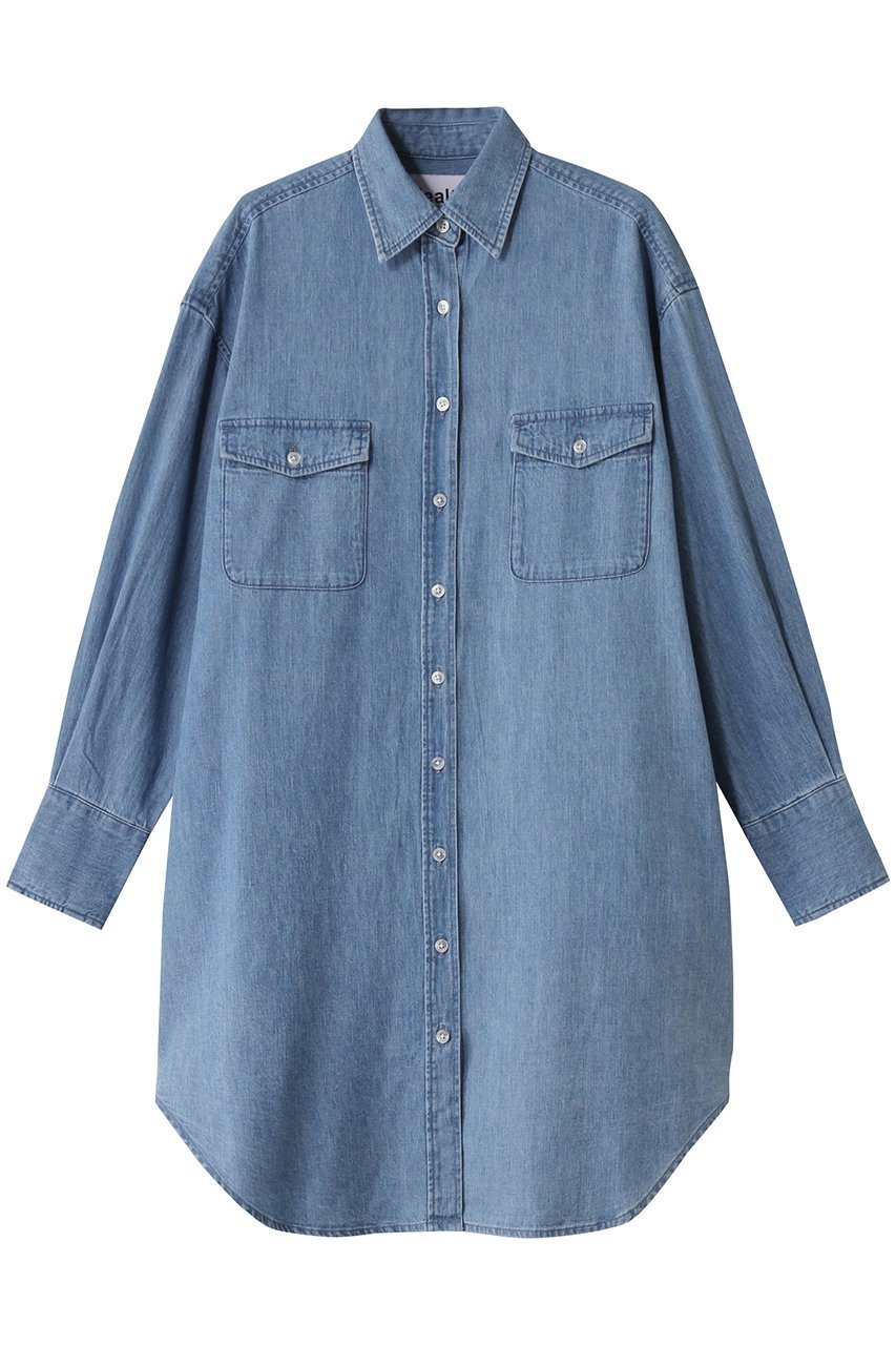 【ヘルシーデニム/Healthy Denim】のOnion シャツワンピース インテリア・キッズ・メンズ・レディースファッション・服の通販 founy(ファニー) 　ファッション　Fashion　レディースファッション　Ladies' Fashion Online　ワンピース　Dress　シャツワンピース　Shirt Dresses　チュニック　Tunic　2025年　2025　2025-2026秋冬・A/W　Aw/Autumn/Winter/Fw/Fall/2025-2026　インナー　Inner　チュニック　Tunic　ボトム　Bottom　ポケット　Pocket　ラウンド　Round　A/W・秋冬　Aw・Autumn/Winter・Fw・Fall-Winter　Light Used|ID: prp329100004581690 ipo3291000000032464258