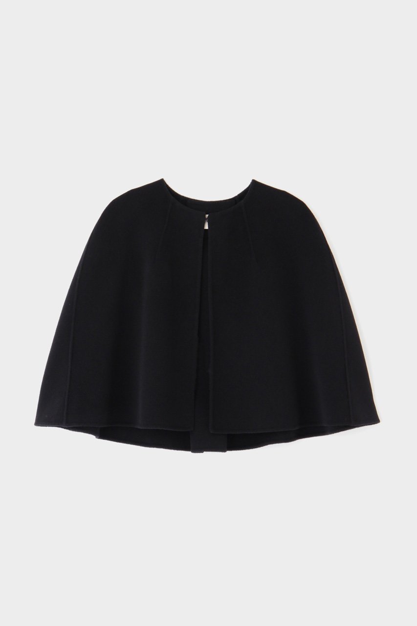 【ル フィル/LE PHIL】のピュアカシミアショートケープ インテリア・キッズ・メンズ・レディースファッション・服の通販 founy(ファニー) 　ファッション　Fashion　レディースファッション　Ladies' Fashion Online　アウター　Coat Outerwear　コート　Coats　アクセサリー　Accessories　カシミヤ　Cashmere　カットソー　Cut And Sew　クラシカル　Classical　ショート　Short　ダブル　Double　ノースリーブ　No Sleeve　リバーシブル　Reversible　エレガント 上品　Elegant　ブラック|ID: prp329100004581696 ipo3291000000032464320