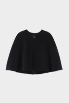 【ル フィル/LE PHIL】のピュアカシミアショートケープ ブラック|ID: prp329100004581696 ipo3291000000035960322