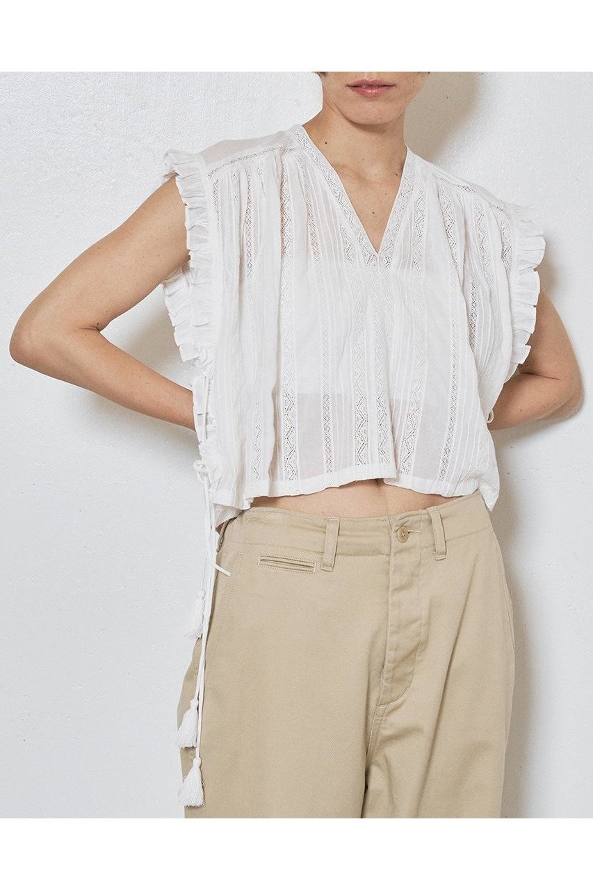 【ウィムガゼット/Whim Gazette】のレースタッセルブラウス 人気、トレンドファッション・服の通販 founy(ファニー) 　ファッション　Fashion　レディースファッション　WOMEN　トップス・カットソー　Tops/Tshirt　シャツ/ブラウス　Shirts/Blouses　おすすめ　Recommend　インド　India　ショート　Short　スリーブ　Sleeve　タッセル　Tassel　レース　Race　吸水　Water Absorption　NEW・新作・新着・新入荷　New Arrivals　 other-1|ID: prp329100004581705 ipo3291000000032464384
