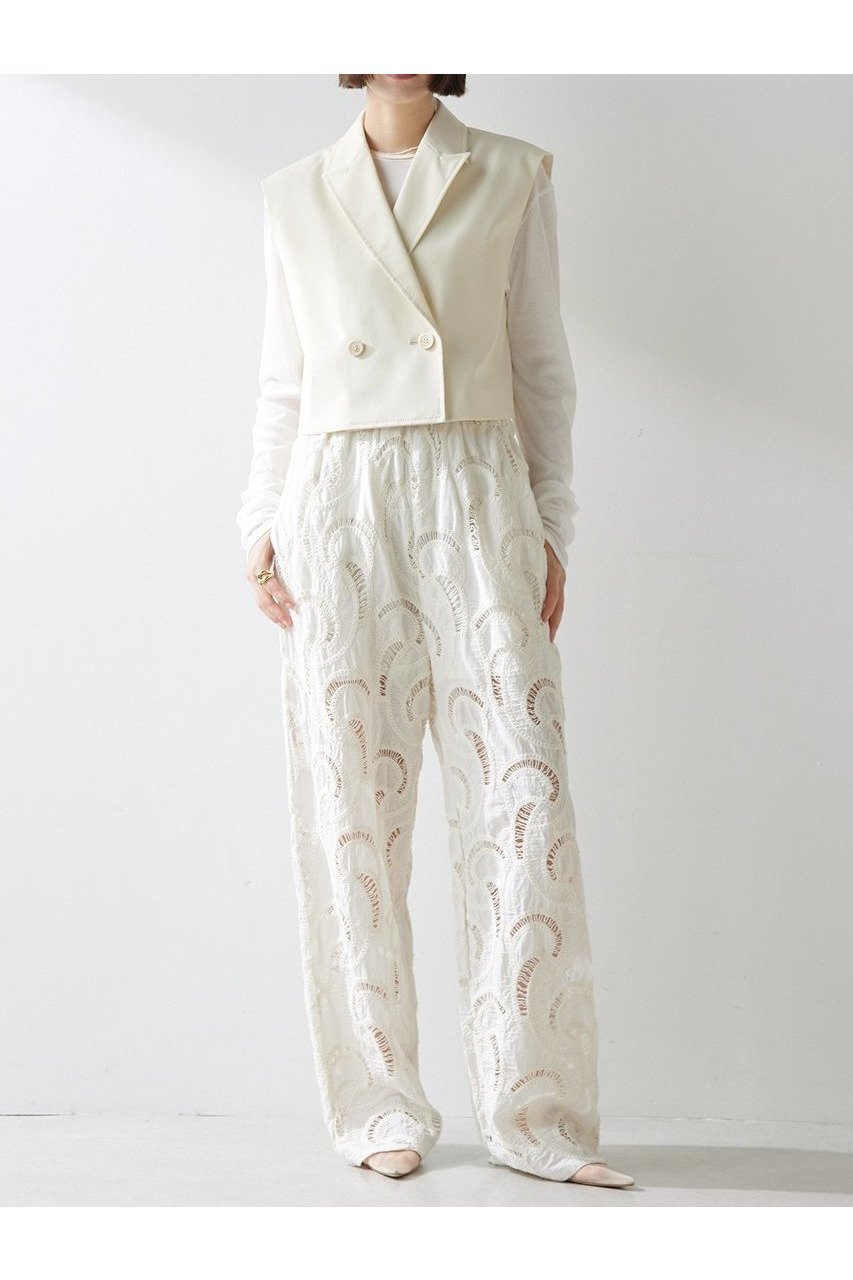 【ウィムガゼット/Whim Gazette】のエンブロイダリーパンツ 人気、トレンドファッション・服の通販 founy(ファニー) 　ファッション　Fashion　レディースファッション　WOMEN　パンツ　Pants　インド　India　ジャケット　Jacket　透かし　Watermark　マニッシュ　Mannish　メッシュ　Mesh　モダン　Modern　リラックス　Relax　レース　Race　おすすめ　Recommend　NEW・新作・新着・新入荷　New Arrivals　 other-1|ID: prp329100004581709 ipo3291000000032464412