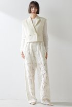 【ウィムガゼット/Whim Gazette】のエンブロイダリーパンツ ホワイト|ID:prp329100004581709