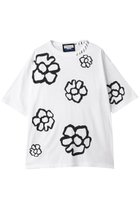 【メゾンスペシャル/MAISON SPECIAL】の【UNISEX】フラワーハンドプリントS/STシャツ 人気、トレンドファッション・服の通販 founy(ファニー) ファッション Fashion レディースファッション Ladies' Fashion Online トップス・カットソー Tops/Tshirt シャツ/ブラウス Shirts/Blouses ロング / Tシャツ T-Shirts カットソー Cut and Sewn ユニセックス Unisex おすすめ Recommend インナー Inner ショート Short ジャケット Jacket スリーブ Sleeve ハンド Hand ハーフ Half フラワー Flower プリント Print モチーフ Motif 再入荷 Restock/Back In Stock/Re Arrival thumbnail WHT(ホワイト)|ID: prp329100004581710 ipo3291000000032464428