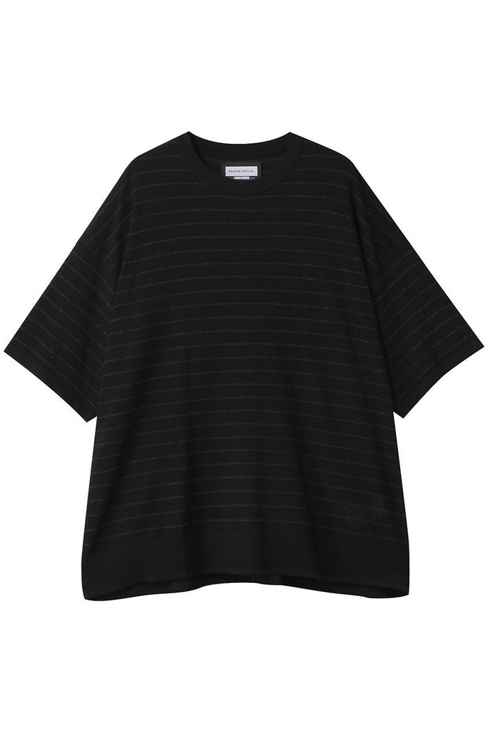 【メゾンスペシャル/MAISON SPECIAL】の【UNISEX】ラメボーダーシアー半袖ニット インテリア・キッズ・メンズ・レディースファッション・服の通販 founy(ファニー) https://founy.com/ ファッション Fashion レディースファッション Fashion for Women トップス・カットソー Cut & Sew Tops ニット Knit Tops & Sweaters カジュアルプルオーバー・ニットトップス Pullovers & Knit Tops / Casual Pullovers ユニセックス Unisex, Genderless スリーブ Sleeve, Long Sleeve / Short Sleeve ハーフ Half, Half-Length ボーダー Border, Stripe 半袖 Short Sleeve, Half Sleeve 定番 Standard, Basic Item |ID: prp329100004581716 ipo3291000000032464468