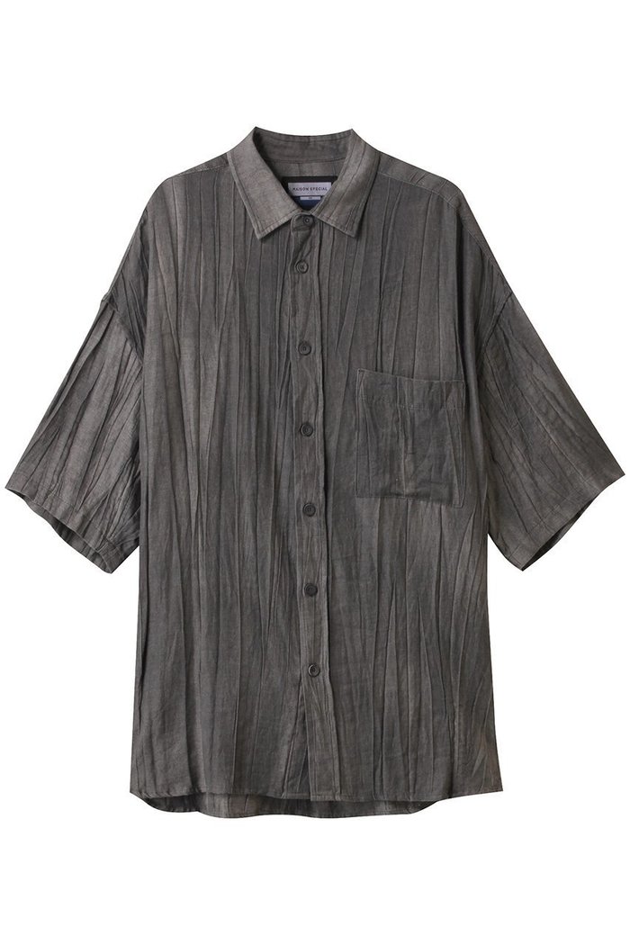 【メゾンスペシャル/MAISON SPECIAL】の【UNISEX】シアーリネンシャツS/S インテリア・キッズ・メンズ・レディースファッション・服の通販 founy(ファニー) https://founy.com/ ファッション Fashion レディースファッション Fashion for Women トップス・カットソー Cut & Sew Tops シャツ・ブラウス・オフィスカジュアル Elegant Blouses & Button-Ups ユニセックス Unisex, Genderless ショート Short, Short Length スリーブ Sleeve, Long Sleeve / Short Sleeve ハーフ Half, Half-Length リネン Linen, Linen Fabric 夏 Summer S/S・春夏 SS, Spring/Summer, Warm Season |ID: prp329100004581721 ipo3291000000032464499