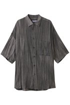 【メゾンスペシャル/MAISON SPECIAL】の【UNISEX】シアーリネンシャツS/S BLK(ブラック)|ID: prp329100004581721 ipo3291000000036081098