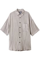 【メゾンスペシャル/MAISON SPECIAL】の【UNISEX】シアーリネンシャツS/S GRY(グレー)|ID: prp329100004581721 ipo3291000000036081099