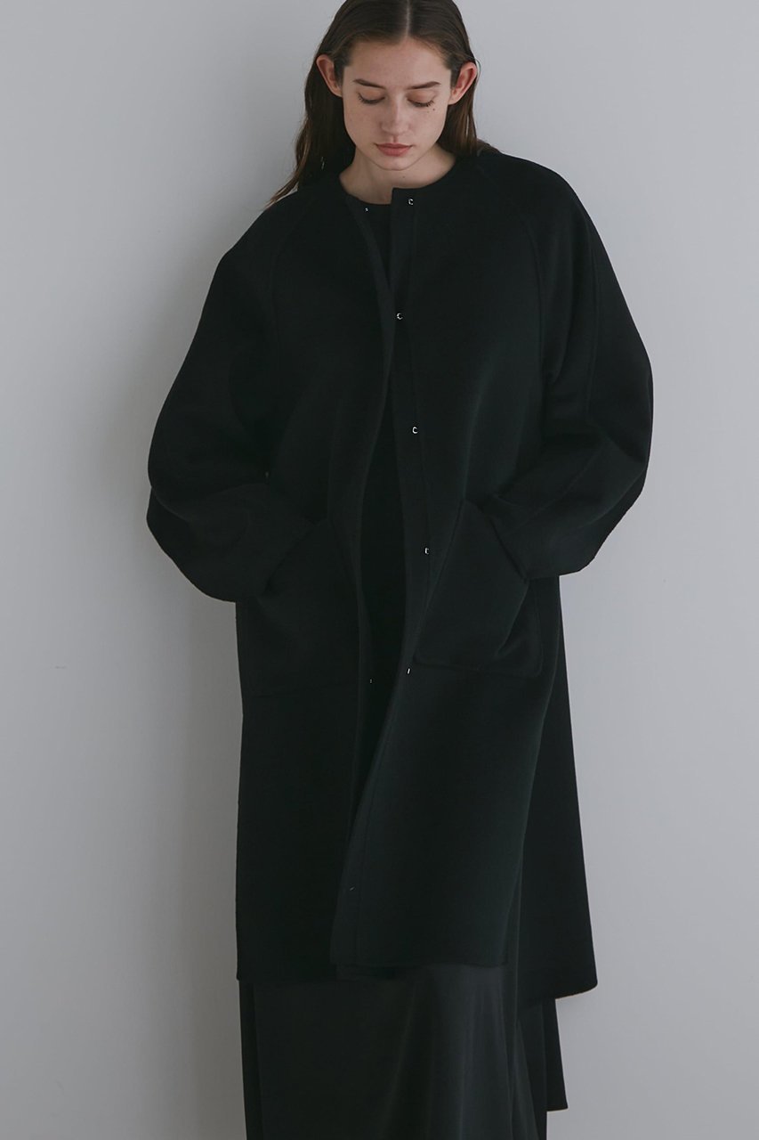 【ル フィル/LE PHIL】のピュアカシミアバックフレアコート 人気、トレンドファッション・服の通販 founy(ファニー) 　ファッション　Fashion　レディースファッション　Ladies' Fashion Online　アウター　Coat Outerwear　コート　Coats　カシミヤ　Cashmere　シンプル　Simple　スリット　Slit　ドレープ　Drape　バランス　Balance　ビッグ　Big　ヨーク　Yoke　ロング　Long　 other-1|ID: prp329100004581724 ipo3291000000032536079