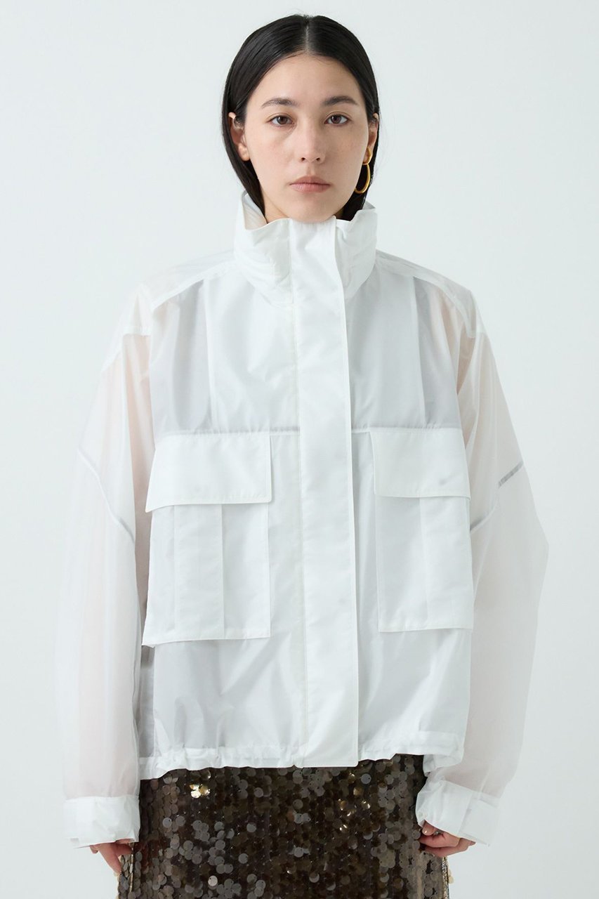 【カオス/Chaos】のショートエアーパックブルゾン 人気、トレンドファッション・服の通販 founy(ファニー) 　ファッション　Fashion　レディースファッション　Fashion for Women　アウター　Coat / Outerwear Collection　レディースジャケット・軽アウター　Jackets　ブルゾンジャケット・スポーティアウター　Blouson Jackets　ジャケット　Jacket, Outerwear　スタンド　Stand Collar, Upright Stand　パターン　Pattern, Design Print　ブルゾン　Blouson, Bomber Jacket　メッシュ　Mesh, Net Fabric　軽量　Lightweight, Ultra Light　other-5|ID: prp329100004581727 ipo3291000000035661567