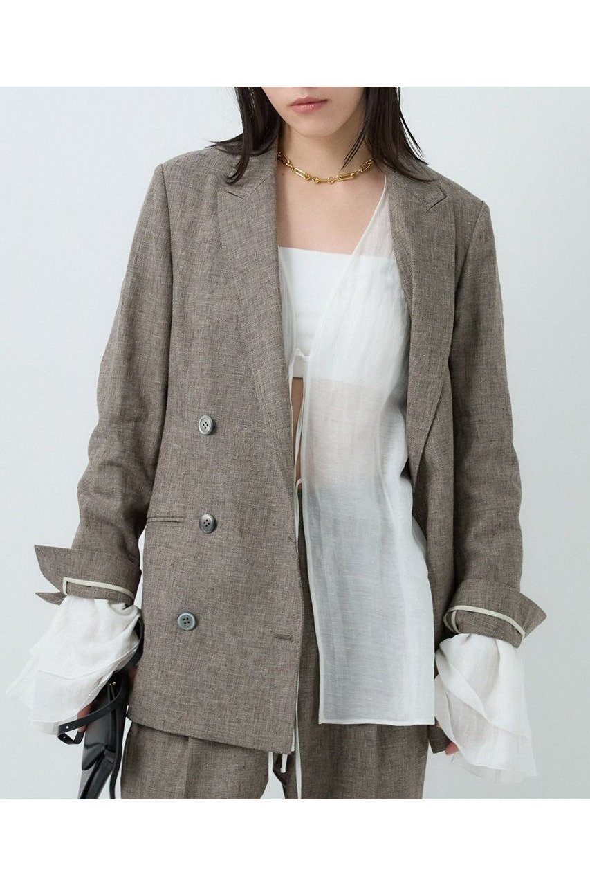 【カオス/Chaos】のファームノームジャケット 人気、トレンドファッション・服の通販 founy(ファニー) 　ファッション　Fashion　レディースファッション　WOMEN　アウター　Coat Outerwear　ジャケット　Jackets　ジャケット　Jacket　リネン　Linen　夏　Summer　NEW・新作・新着・新入荷　New Arrivals　 other-1|ID: prp329100004581728 ipo3291000000032464558