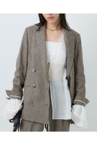 【カオス/Chaos】のファームノームジャケット 人気、トレンドファッション・服の通販 founy(ファニー) ファッション Fashion レディースファッション WOMEN アウター Coat Outerwear ジャケット Jackets ジャケット Jacket リネン Linen 夏 Summer NEW・新作・新着・新入荷 New Arrivals thumbnail ミックスブラウン|ID: prp329100004581728 ipo3291000000032464559