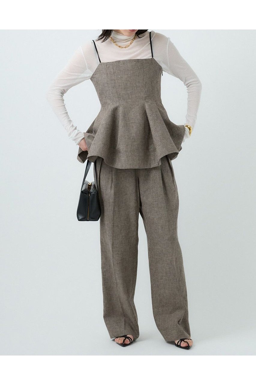 【カオス/Chaos】のファームノームベスト インテリア・キッズ・メンズ・レディースファッション・服の通販 founy(ファニー) 　ファッション　Fashion　レディースファッション　WOMEN　アウター　Coat Outerwear　ジャケット　Jackets　ジャケット　Jacket　デニム　Denim　フォルム　Form　ベスト　Vest　リネン　Linen　NEW・新作・新着・新入荷　New Arrivals　ミックスブラウン|ID: prp329100004581730 ipo3291000000032464574