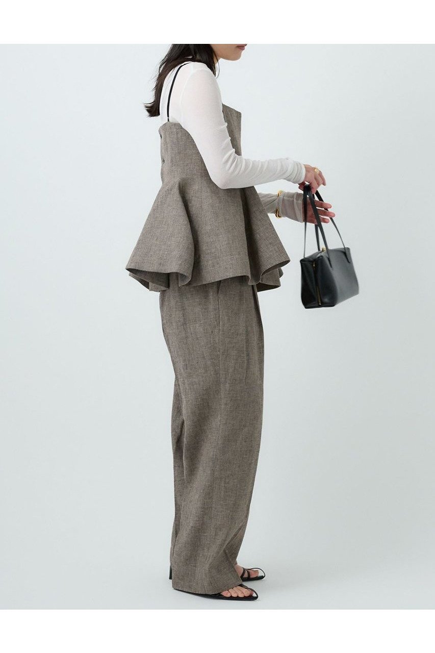 【カオス/Chaos】のファームノームベスト 人気、トレンドファッション・服の通販 founy(ファニー) 　ファッション　Fashion　レディースファッション　WOMEN　アウター　Coat Outerwear　ジャケット　Jackets　ジャケット　Jacket　デニム　Denim　フォルム　Form　ベスト　Vest　リネン　Linen　NEW・新作・新着・新入荷　New Arrivals　other-2|ID: prp329100004581730 ipo3291000000032464576