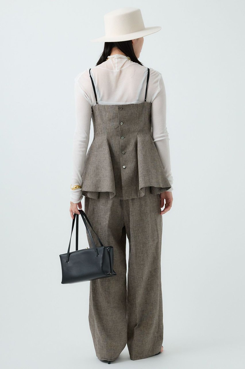 【カオス/Chaos】のファームノームベスト 人気、トレンドファッション・服の通販 founy(ファニー) 　ファッション　Fashion　レディースファッション　WOMEN　アウター　Coat Outerwear　ジャケット　Jackets　ジャケット　Jacket　デニム　Denim　フォルム　Form　ベスト　Vest　リネン　Linen　NEW・新作・新着・新入荷　New Arrivals　other-3|ID: prp329100004581730 ipo3291000000032464578
