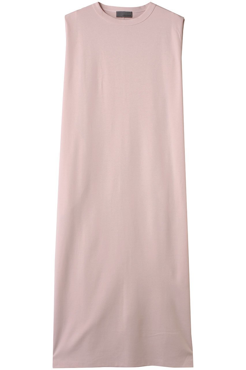 【アンクレイヴ/uncrave】のダブルフェイスジャージー ワンピース インテリア・キッズ・メンズ・レディースファッション・服の通販 founy(ファニー) ファッション Fashion レディースファッション Fashion for Women ワンピース Dresses チュニック Tunic Tops & Dresses ショルダー Shoulder, Shoulder Strap シルケット Silket, Silky Cotton チュニック Tunic, Long Top ノースリーブ Sleeveless, No-Sleeve ロング Long, Long-Length 定番 Standard, Basic Item ピンク|ID: prp329100004581731 ipo3291000000036081106