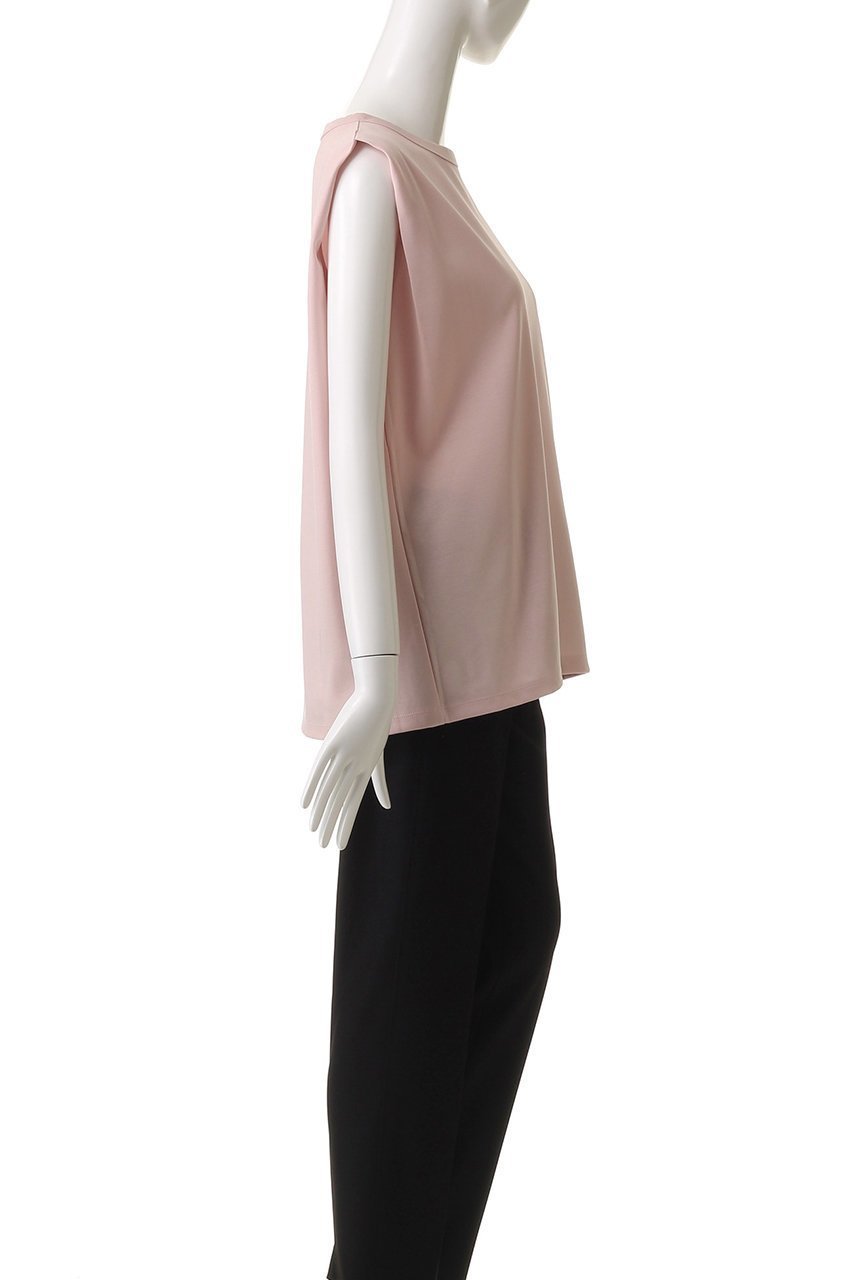 【アンクレイヴ/uncrave】のダブルフェイスジャージー ノースリーブカットソー 人気、トレンドファッション・服の通販 founy(ファニー) 　ファッション　Fashion　レディースファッション　Fashion for Women　トップス・カットソー　Cut & Sew Tops　キャミソール&ノースリーブ　Camisoles & Sleeveless Tops　シャツ・ブラウス・オフィスカジュアル　Elegant Blouses & Button-Ups　ロングTシャツ・Tシャツ　Longline T-Shirts & Tees　カットソー・ベーシックTシャツ　Cut-and-Sewn Tops / Stretch Tees & Basics　カットソー　Cut and Sewn Top　キャミソール　Camisole, Spaghetti Strap Top　ショルダー　Shoulder, Shoulder Strap　シルケット　Silket, Silky Cotton　タンク　Tank Top, Sleeveless Top　ダブル　Double, Double-Breasted　ノースリーブ　Sleeveless, No-Sleeve　フェイス　Face, Facial Design　定番　Standard, Basic Item　other-3|ID: prp329100004581732 ipo3291000000035506131