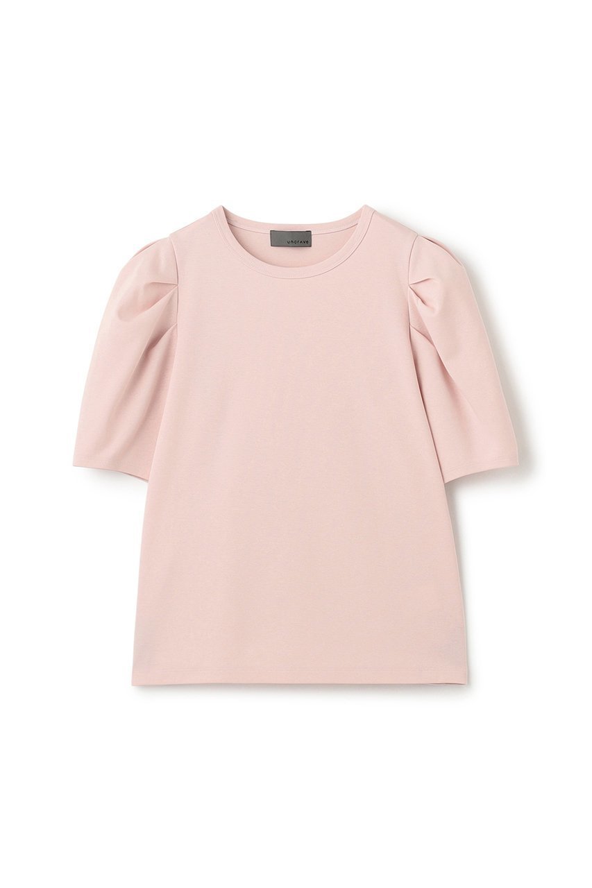 【アンクレイヴ/uncrave】のダブルフェイスジャージー ボリュームスリーブカットソー インテリア・キッズ・メンズ・レディースファッション・服の通販 founy(ファニー) 　ファッション　Fashion　レディースファッション　Ladies' Fashion Online　トップス・カットソー　Tops/Tshirt　シャツ/ブラウス　Shirts/Blouses　ロング / Tシャツ　T-Shirts　カットソー　Cut and Sewn　ボリュームスリーブ / フリル袖　Volume Sleeve　カットソー　Cut And Sew　コンパクト　Compact　ショート　Short　シルケット　Mercerization　スリーブ　Sleeve　トレンド　Trend　モダン　Modern　再入荷　Restock/Back In Stock/Re Arrival　ピンク|ID: prp329100004581733 ipo3291000000032464619