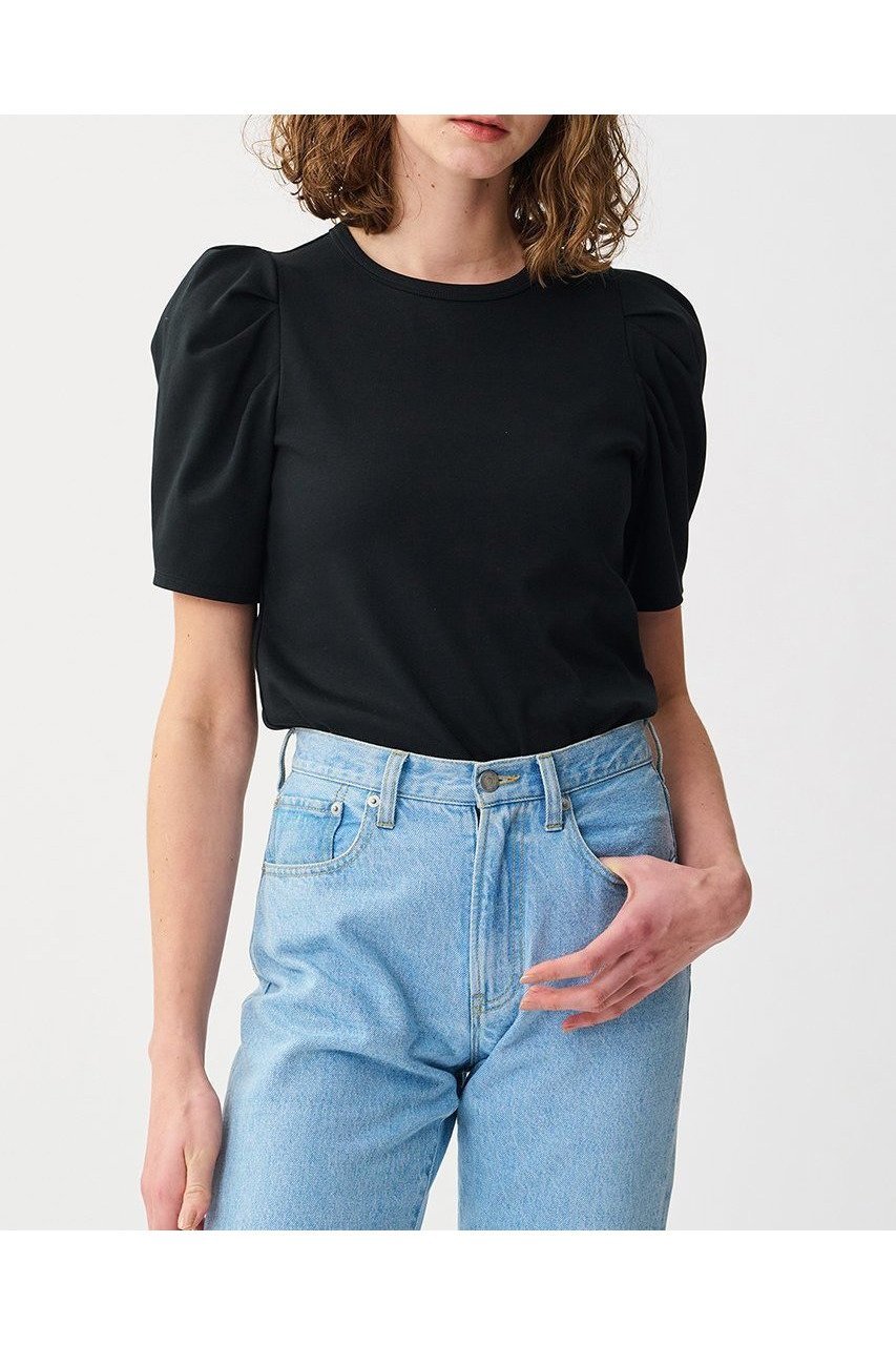 【アンクレイヴ/uncrave】のダブルフェイスジャージー ボリュームスリーブカットソー 人気、トレンドファッション・服の通販 founy(ファニー) 　ファッション　Fashion　レディースファッション　Ladies' Fashion Online　トップス・カットソー　Tops/Tshirt　シャツ/ブラウス　Shirts/Blouses　ロング / Tシャツ　T-Shirts　カットソー　Cut and Sewn　ボリュームスリーブ / フリル袖　Volume Sleeve　カットソー　Cut And Sew　コンパクト　Compact　ショート　Short　シルケット　Mercerization　スリーブ　Sleeve　トレンド　Trend　モダン　Modern　再入荷　Restock/Back In Stock/Re Arrival　other-4|ID: prp329100004581733 ipo3291000000032464627