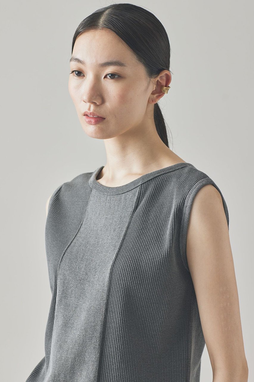 【カレンソロジー/Curensology】の〈&RC〉フェードコンビノースリーブプルオーバー 人気、トレンドファッション・服の通販 founy(ファニー) 　ファッション　Fashion　レディースファッション　Fashion for Women　トップス・カットソー　Cut & Sew Tops　キャミソール&ノースリーブ　Camisoles & Sleeveless Tops　シャツ・ブラウス・オフィスカジュアル　Elegant Blouses & Button-Ups　カジュアルプルオーバー・ニットトップス　Pullovers & Knit Tops / Casual Pullovers　おすすめ　Recommended / Our Picks　コンパクト　Compact, Small Size　シンプル　Simple, Minimal　セットアップ　Set-Up, Coordinated Outfit　ノースリーブ　Sleeveless, No-Sleeve　ヴィンテージ　Vintage Style　日本製　Made In Japan　other-5|ID: prp329100004581734 ipo3291000000035506142