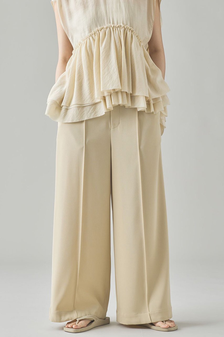 【カレンソロジー/Curensology】のツイル2WAYワイドパンツ 人気、トレンドファッション・服の通販 founy(ファニー) 　ファッション　Fashion　レディースファッション　Fashion for Women　パンツ　Pants & Trousers　ストレッチ　Stretch, Stretchy Fabric　スラックス　Slacks, Dress Pants　センター　Center, Center Line　ツイル　Twist, Twisted Detail　フロント　Front, Front Design　ワイド　Wide, Wide Fit　日本製　Made In Japan　other-2|ID: prp329100004581736 ipo3291000000035661624