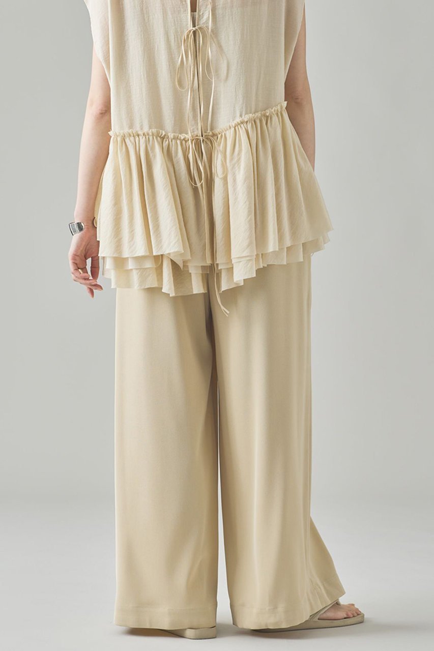 【カレンソロジー/Curensology】のツイル2WAYワイドパンツ 人気、トレンドファッション・服の通販 founy(ファニー) 　ファッション　Fashion　レディースファッション　Fashion for Women　パンツ　Pants & Trousers　ストレッチ　Stretch, Stretchy Fabric　スラックス　Slacks, Dress Pants　センター　Center, Center Line　ツイル　Twist, Twisted Detail　フロント　Front, Front Design　ワイド　Wide, Wide Fit　日本製　Made In Japan　other-4|ID: prp329100004581736 ipo3291000000035661628