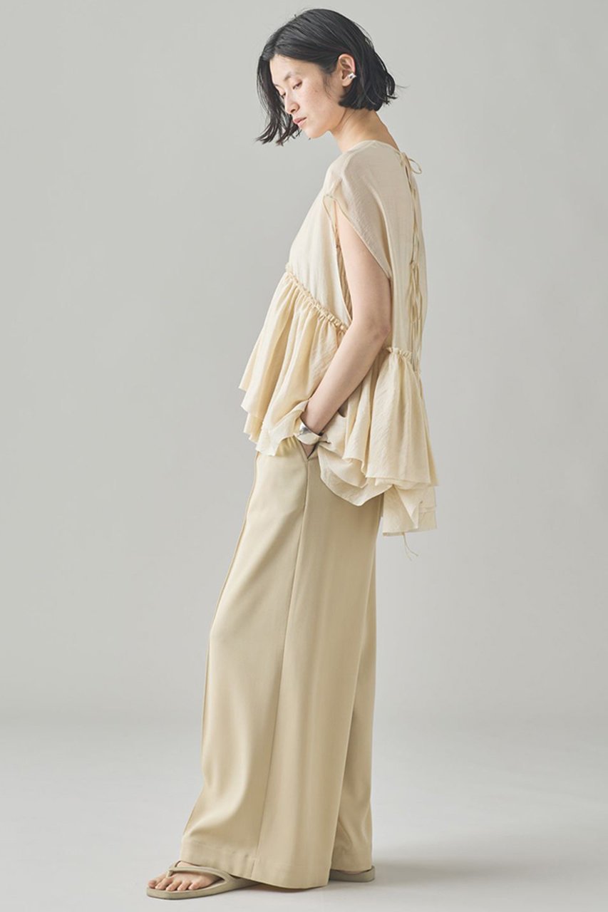 【カレンソロジー/Curensology】のツイル2WAYワイドパンツ 人気、トレンドファッション・服の通販 founy(ファニー) 　ファッション　Fashion　レディースファッション　Fashion for Women　パンツ　Pants & Trousers　ストレッチ　Stretch, Stretchy Fabric　スラックス　Slacks, Dress Pants　センター　Center, Center Line　ツイル　Twist, Twisted Detail　フロント　Front, Front Design　ワイド　Wide, Wide Fit　日本製　Made In Japan　other-6|ID: prp329100004581736 ipo3291000000035661634