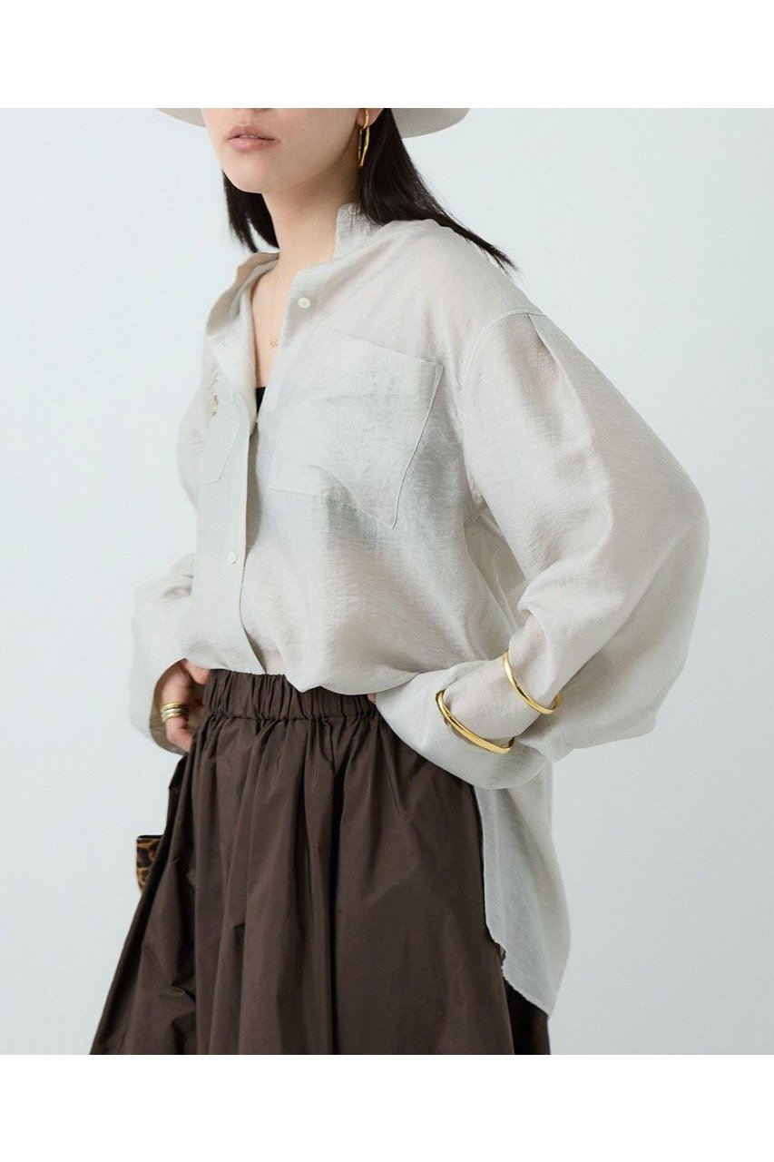 【カオス/Chaos】のフェインシルクシャツ 人気、トレンドファッション・服の通販 founy(ファニー) 　ファッション　Fashion　レディースファッション　WOMEN　トップス・カットソー　Tops/Tshirt　シャツ/ブラウス　Shirts/Blouses　カフス　Cuffs　シアー　Sheer　シルク　Silk　スリーブ　Sleeve　タンブラー　Tumbler　リラックス　Relax　ロング　Long　エレガント 上品　Elegant　夏　Summer　NEW・新作・新着・新入荷　New Arrivals　春　Spring　S/S・春夏　Ss・Spring/Summer　秋　Autumn/Fall　 other-1|ID: prp329100004581737 ipo3291000000032464663