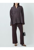 【カオス/Chaos】のフェインシルクシャツ 人気、トレンドファッション・服の通販 founy(ファニー) ファッション Fashion レディースファッション WOMEN トップス・カットソー Tops/Tshirt シャツ/ブラウス Shirts/Blouses カフス Cuffs シアー Sheer シルク Silk スリーブ Sleeve タンブラー Tumbler リラックス Relax ロング Long エレガント 上品 Elegant 夏 Summer NEW・新作・新着・新入荷 New Arrivals 春 Spring S/S・春夏 Ss・Spring/Summer 秋 Autumn/Fall thumbnail ブラウン|ID: prp329100004581737 ipo3291000000032464665