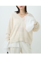【カオス/Chaos】のタラスコットンニット 人気、トレンドファッション・服の通販 founy(ファニー) ファッション Fashion レディースファッション WOMEN トップス・カットソー Tops/Tshirt ニット Knit Tops プルオーバー Pullover シンプル Simple スリーブ Sleeve ダブル Double フレンチ French リネン Linen NEW・新作・新着・新入荷 New Arrivals thumbnail エクリュ|ID: prp329100004581738 ipo3291000000032464673