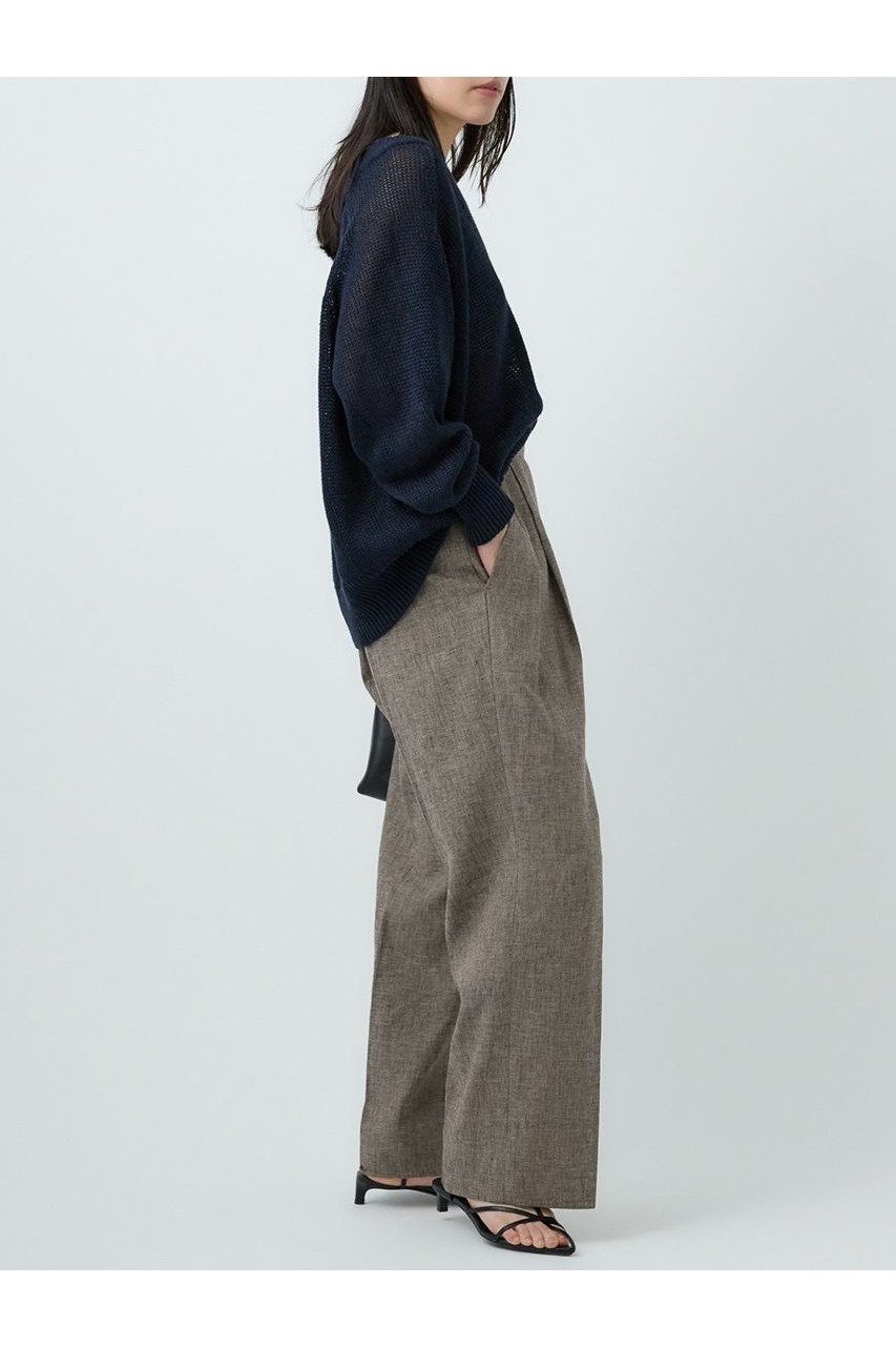 【カオス/Chaos】のタラスコットンニット 人気、トレンドファッション・服の通販 founy(ファニー) 　ファッション　Fashion　レディースファッション　WOMEN　トップス・カットソー　Tops/Tshirt　ニット　Knit Tops　プルオーバー　Pullover　シンプル　Simple　スリーブ　Sleeve　ダブル　Double　フレンチ　French　リネン　Linen　NEW・新作・新着・新入荷　New Arrivals　other-3|ID: prp329100004581738 ipo3291000000032464676