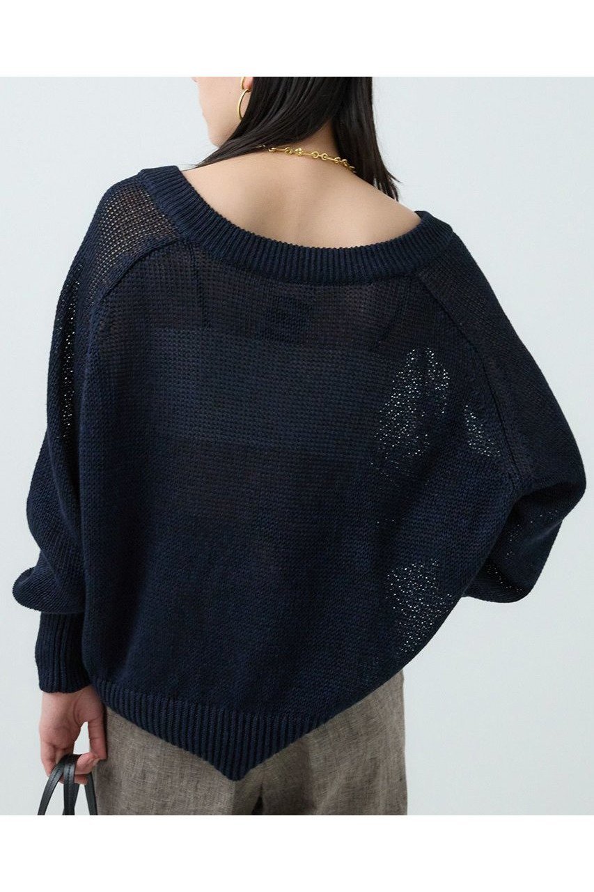 【カオス/Chaos】のタラスコットンニット 人気、トレンドファッション・服の通販 founy(ファニー) 　ファッション　Fashion　レディースファッション　WOMEN　トップス・カットソー　Tops/Tshirt　ニット　Knit Tops　プルオーバー　Pullover　シンプル　Simple　スリーブ　Sleeve　ダブル　Double　フレンチ　French　リネン　Linen　NEW・新作・新着・新入荷　New Arrivals　other-7|ID: prp329100004581738 ipo3291000000032464680