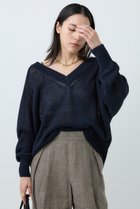 【カオス/Chaos】のタラスコットンニット 人気、トレンドファッション・服の通販 founy(ファニー) ファッション Fashion レディースファッション Fashion for Women トップス・カットソー Cut & Sew Tops ニット Knit Tops & Sweaters カジュアルプルオーバー・ニットトップス Pullovers & Knit Tops / Casual Pullovers シンプル Simple, Minimal スリーブ Sleeve, Long Sleeve / Short Sleeve ダブル Double, Double-Breasted フレンチ French, French Style リネン Linen, Linen Fabric 再入荷 Restock / Back in Stock thumbnail ダークネイビー|ID: prp329100004581738 ipo3291000000035661640
