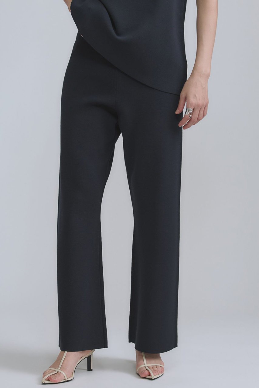 【カオス/Chaos】のシルクコンロアフレアパンツ インテリア・キッズ・メンズ・レディースファッション・服の通販 founy(ファニー) 　ファッション　Fashion　レディースファッション　Fashion for Women　パンツ　Pants & Trousers　おすすめ　Recommended / Our Picks　バランス　Balance, Style Balance　パターン　Pattern, Design Print　フレア　Flare, Flared　ミラノリブ　Milano Rib, Milano Stitch　人気　Popular, Best Seller　定番　Standard, Basic Item　ニューネイビー|ID: prp329100004581740 ipo3291000000035106762