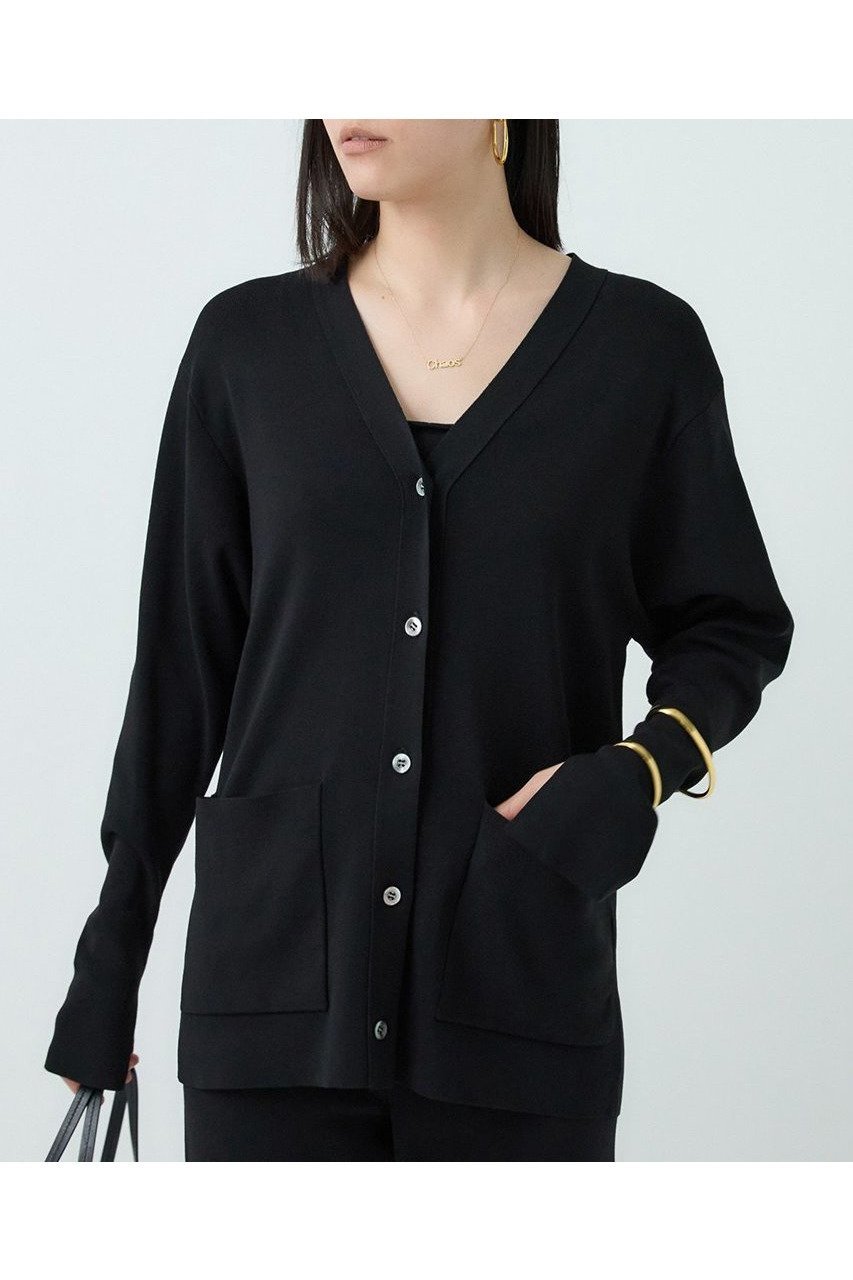 【カオス/Chaos】のシルクコンロアカーデ 人気、トレンドファッション・服の通販 founy(ファニー) 　ファッション　Fashion　レディースファッション　WOMEN　トップス・カットソー　Tops/Tshirt　ニット　Knit Tops　カーディガン　Cardigans　カーディガン　Cardigan　スリット　Slit　フロント　Front　人気　Popularity　定番　Standard　NEW・新作・新着・新入荷　New Arrivals　 other-1|ID: prp329100004581741 ipo3291000000032464701