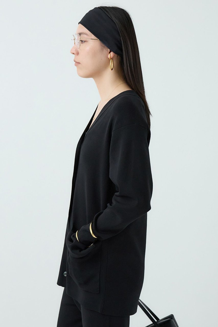 【カオス/Chaos】のシルクコンロアカーデ 人気、トレンドファッション・服の通販 founy(ファニー) 　ファッション　Fashion　レディースファッション　Fashion for Women　トップス・カットソー　Cut & Sew Tops　ニット　Knit Tops & Sweaters　カーディガン・羽織り　Layered Style Cardigans　カーディガン　Cardigan, Knitwear　スリット　Slit, Slit Detail　フロント　Front, Front Design　人気　Popular, Best Seller　定番　Standard, Basic Item　other-6|ID: prp329100004581741 ipo3291000000033769091