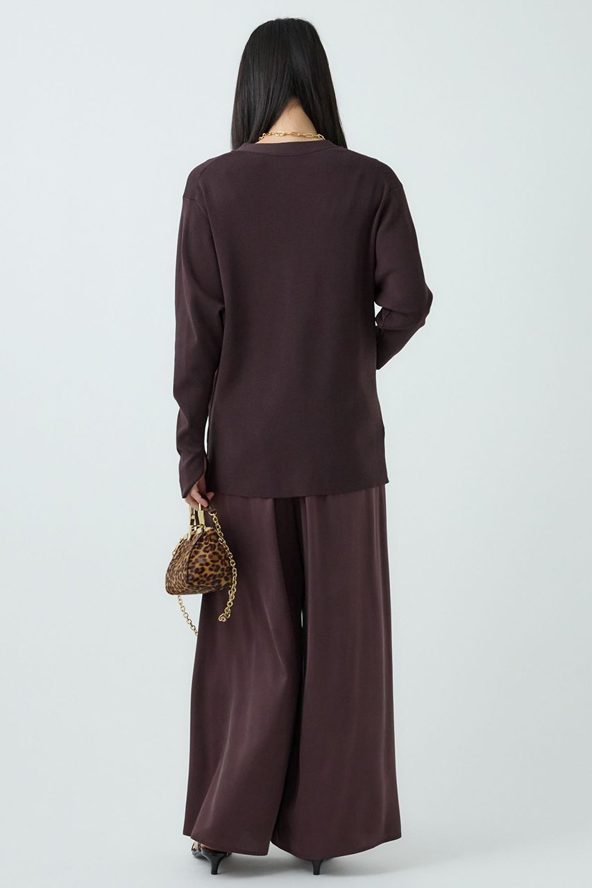 【カオス/Chaos】のシルクコンロアカーデ 人気、トレンドファッション・服の通販 founy(ファニー) 　ファッション　Fashion　レディースファッション　Fashion for Women　トップス・カットソー　Cut & Sew Tops　ニット　Knit Tops & Sweaters　カーディガン・羽織り　Layered Style Cardigans　カーディガン　Cardigan, Knitwear　スリット　Slit, Slit Detail　フロント　Front, Front Design　人気　Popular, Best Seller　再入荷　Restock / Back in Stock　定番　Standard, Basic Item　other-3|ID: prp329100004581741 ipo3291000000035506149