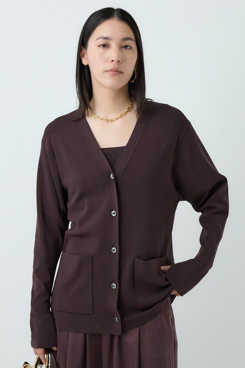 【カオス/Chaos】のシルクコンロアカーデ 人気、トレンドファッション・服の通販 founy(ファニー) 　ファッション　Fashion　レディースファッション　Fashion for Women　トップス・カットソー　Cut & Sew Tops　ニット　Knit Tops & Sweaters　カーディガン・羽織り　Layered Style Cardigans　カーディガン　Cardigan, Knitwear　スリット　Slit, Slit Detail　フロント　Front, Front Design　人気　Popular, Best Seller　再入荷　Restock / Back in Stock　定番　Standard, Basic Item　other-5|ID: prp329100004581741 ipo3291000000035506152