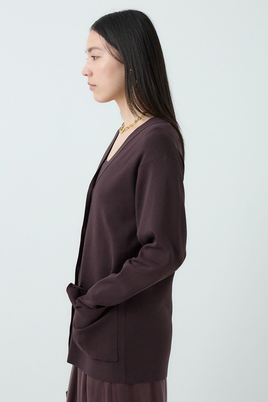 【カオス/Chaos】のシルクコンロアカーデ 人気、トレンドファッション・服の通販 founy(ファニー) 　ファッション　Fashion　レディースファッション　Fashion for Women　トップス・カットソー　Cut & Sew Tops　ニット　Knit Tops & Sweaters　カーディガン・羽織り　Layered Style Cardigans　カーディガン　Cardigan, Knitwear　スリット　Slit, Slit Detail　フロント　Front, Front Design　人気　Popular, Best Seller　再入荷　Restock / Back in Stock　定番　Standard, Basic Item　other-6|ID: prp329100004581741 ipo3291000000035506154