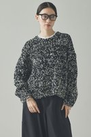 【カレンソロジー/Curensology】のミックスハンドニットプルオーバー 人気、トレンドファッション・服の通販 founy(ファニー) ファッション Fashion レディースファッション Fashion for Women トップス・カットソー Cut & Sew Tops ニット Knit Tops & Sweaters カジュアルプルオーバー・ニットトップス Pullovers & Knit Tops / Casual Pullovers コンパクト Compact, Small Size シンプル Simple, Minimal フレア Flare, Flared マフラー Scarf, Muffler ミックス Mix, Mixed Style 日本製 Made In Japan |ID:prp329100004581742