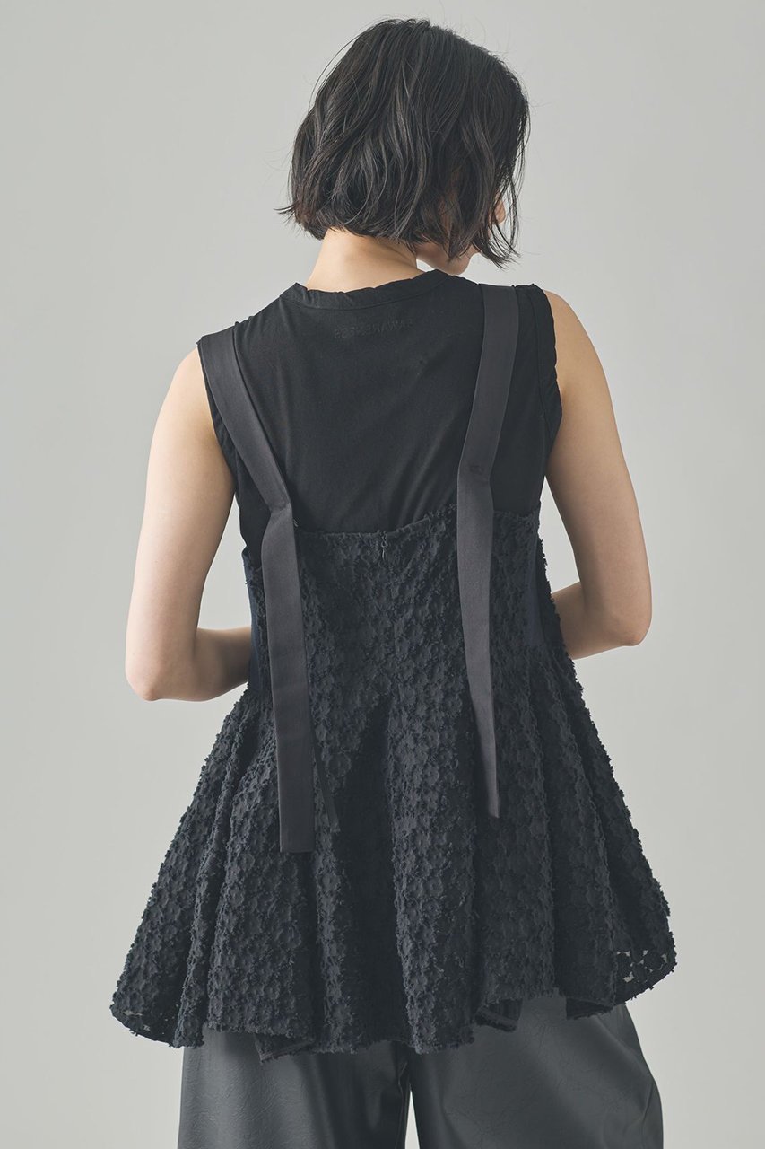 【カレンソロジー/Curensology】のジャガードバルーンキャミブラウス 人気、トレンドファッション・服の通販 founy(ファニー) 　ファッション　Fashion　レディースファッション　WOMEN　トップス・カットソー　Tops/Tshirt　キャミソール / ノースリーブ　No Sleeves　シャツ/ブラウス　Shirts/Blouses　おすすめ　Recommend　サテン　Satin　シルク　Silk　ジャカード　Jacquard　セットアップ　Set Up　デニム　Denim　ノースリーブ　No Sleeve　フラワー　Flower　ボトム　Bottom　NEW・新作・新着・新入荷　New Arrivals　other-3|ID: prp329100004581743 ipo3291000000032464726