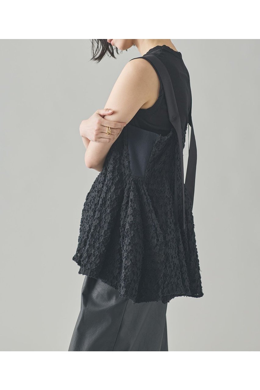 【カレンソロジー/Curensology】のジャガードバルーンキャミブラウス 人気、トレンドファッション・服の通販 founy(ファニー) 　ファッション　Fashion　レディースファッション　WOMEN　トップス・カットソー　Tops/Tshirt　キャミソール / ノースリーブ　No Sleeves　シャツ/ブラウス　Shirts/Blouses　おすすめ　Recommend　サテン　Satin　シルク　Silk　ジャカード　Jacquard　セットアップ　Set Up　デニム　Denim　ノースリーブ　No Sleeve　フラワー　Flower　ボトム　Bottom　NEW・新作・新着・新入荷　New Arrivals　other-4|ID: prp329100004581743 ipo3291000000032464727
