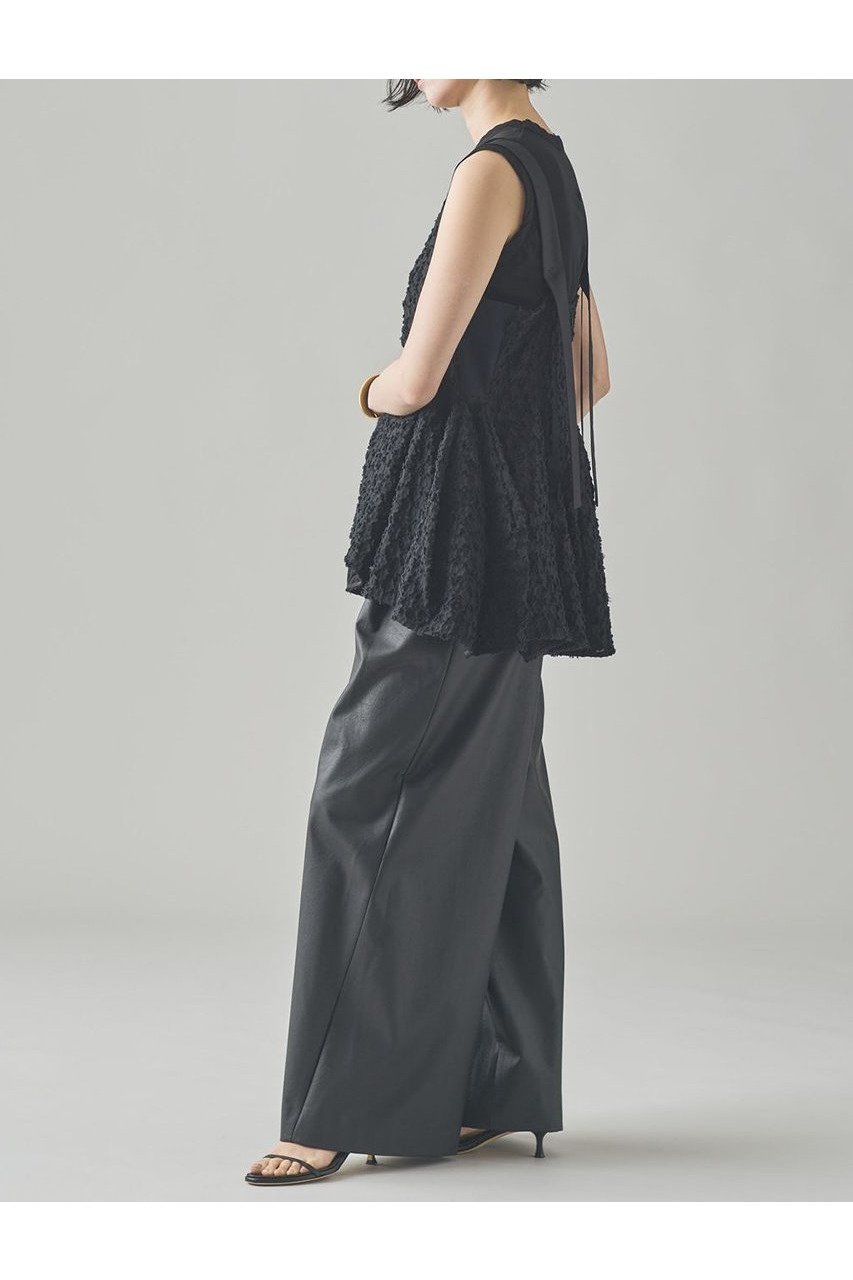 【カレンソロジー/Curensology】のジャガードバルーンキャミブラウス 人気、トレンドファッション・服の通販 founy(ファニー) 　ファッション　Fashion　レディースファッション　WOMEN　トップス・カットソー　Tops/Tshirt　キャミソール / ノースリーブ　No Sleeves　シャツ/ブラウス　Shirts/Blouses　おすすめ　Recommend　サテン　Satin　シルク　Silk　ジャカード　Jacquard　セットアップ　Set Up　デニム　Denim　ノースリーブ　No Sleeve　フラワー　Flower　ボトム　Bottom　NEW・新作・新着・新入荷　New Arrivals　other-7|ID: prp329100004581743 ipo3291000000032464730