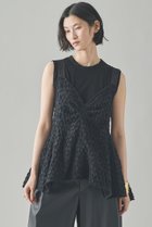 【カレンソロジー/Curensology】のジャガードバルーンキャミブラウス ブラック|ID: prp329100004581743 ipo3291000000036081136