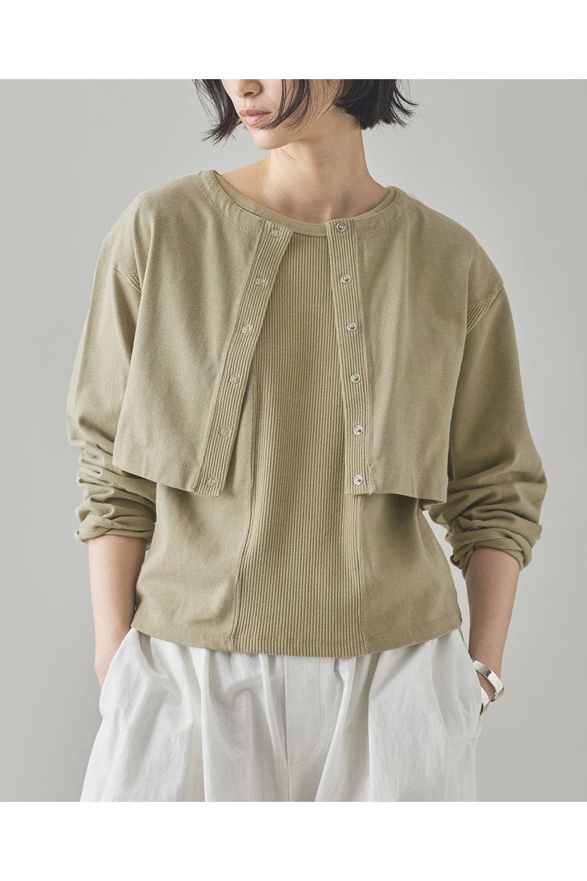 【カレンソロジー/Curensology】の〈&RC〉フェードコンビカーディガン 人気、トレンドファッション・服の通販 founy(ファニー) 　ファッション　Fashion　レディースファッション　WOMEN　トップス・カットソー　Tops/Tshirt　カーディガン　Cardigans　シャツ/ブラウス　Shirts/Blouses　ロング / Tシャツ　T-Shirts　カットソー　Cut and Sewn　おすすめ　Recommend　カットソー　Cut And Sew　カーディガン　Cardigan　ショート　Short　セットアップ　Set Up　バランス　Balance　ボトム　Bottom　ロング　Long　NEW・新作・新着・新入荷　New Arrivals　日本製　Made In Japan　other-2|ID: prp329100004581748 ipo3291000000032464769