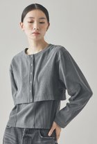 【カレンソロジー/Curensology】の〈&RC〉フェードコンビカーディガン グレー|ID: prp329100004581748 ipo3291000000036179030