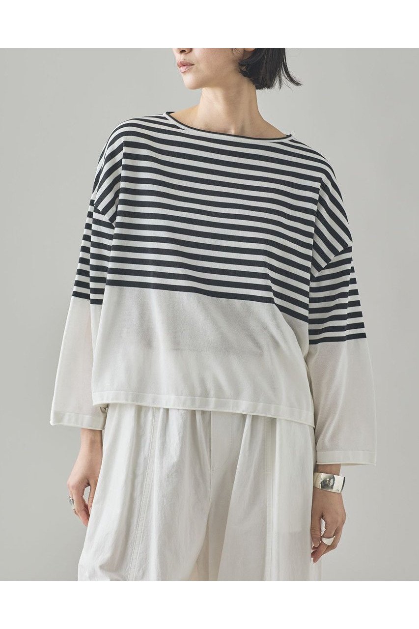 【カレンソロジー/Curensology】のシアーボーダーニットプルオーバー 人気、トレンドファッション・服の通販 founy(ファニー) 　ファッション　Fashion　レディースファッション　WOMEN　トップス・カットソー　Tops/Tshirt　ニット　Knit Tops　プルオーバー　Pullover　ボトム　Bottom　夏　Summer　NEW・新作・新着・新入荷　New Arrivals　無地　Plain Color　 other-1|ID: prp329100004581753 ipo3291000000032464810
