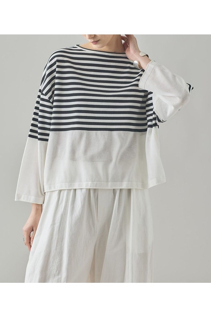 【カレンソロジー/Curensology】のシアーボーダーニットプルオーバー 人気、トレンドファッション・服の通販 founy(ファニー) 　ファッション　Fashion　レディースファッション　WOMEN　トップス・カットソー　Tops/Tshirt　ニット　Knit Tops　プルオーバー　Pullover　ボトム　Bottom　夏　Summer　NEW・新作・新着・新入荷　New Arrivals　無地　Plain Color　other-2|ID: prp329100004581753 ipo3291000000032464814