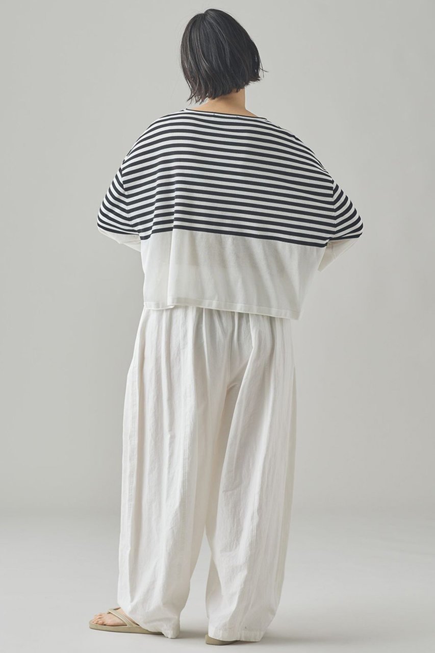 【カレンソロジー/Curensology】のシアーボーダーニットプルオーバー 人気、トレンドファッション・服の通販 founy(ファニー) 　ファッション　Fashion　レディースファッション　WOMEN　トップス・カットソー　Tops/Tshirt　ニット　Knit Tops　プルオーバー　Pullover　ボトム　Bottom　夏　Summer　NEW・新作・新着・新入荷　New Arrivals　無地　Plain Color　other-5|ID: prp329100004581753 ipo3291000000032464817